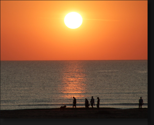 Sonnenuntergang auf Rømø (Foto: Oliver Jungjohann)